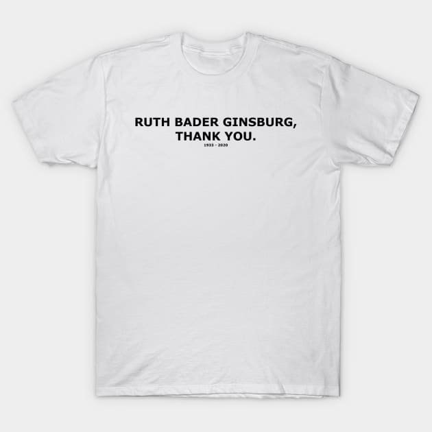 Ruth Bader Ginsburg RBG 2 T-Shirt by xenapulliam